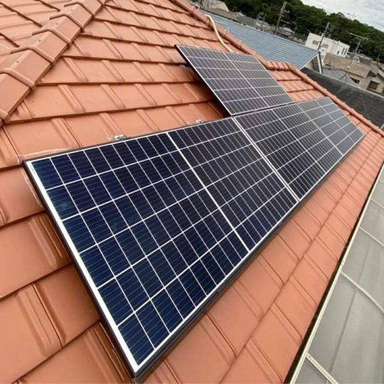 近畿住設太陽光発電の施工事例