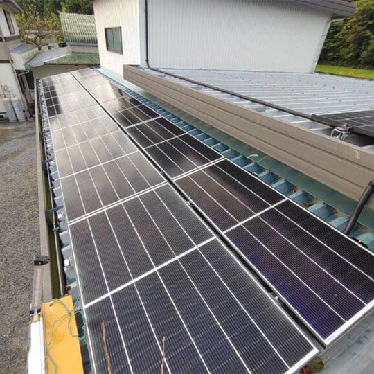 近畿住設太陽光発電の施工事例